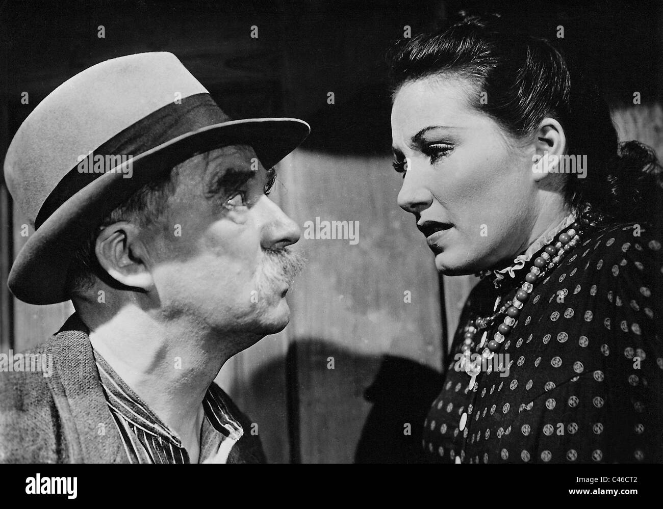 Nikolas Kolin et Brigitte Horney dans 'Feinde', 1940 Banque D'Images