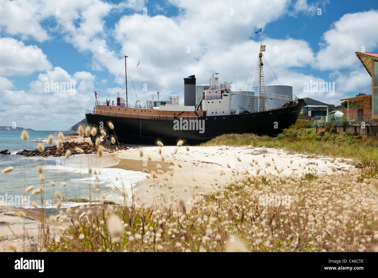 Whalechaser Cheynes IV navire à Whale World museum. La baie Frenchman, Albany, Australie occidentale, Australie Banque D'Images