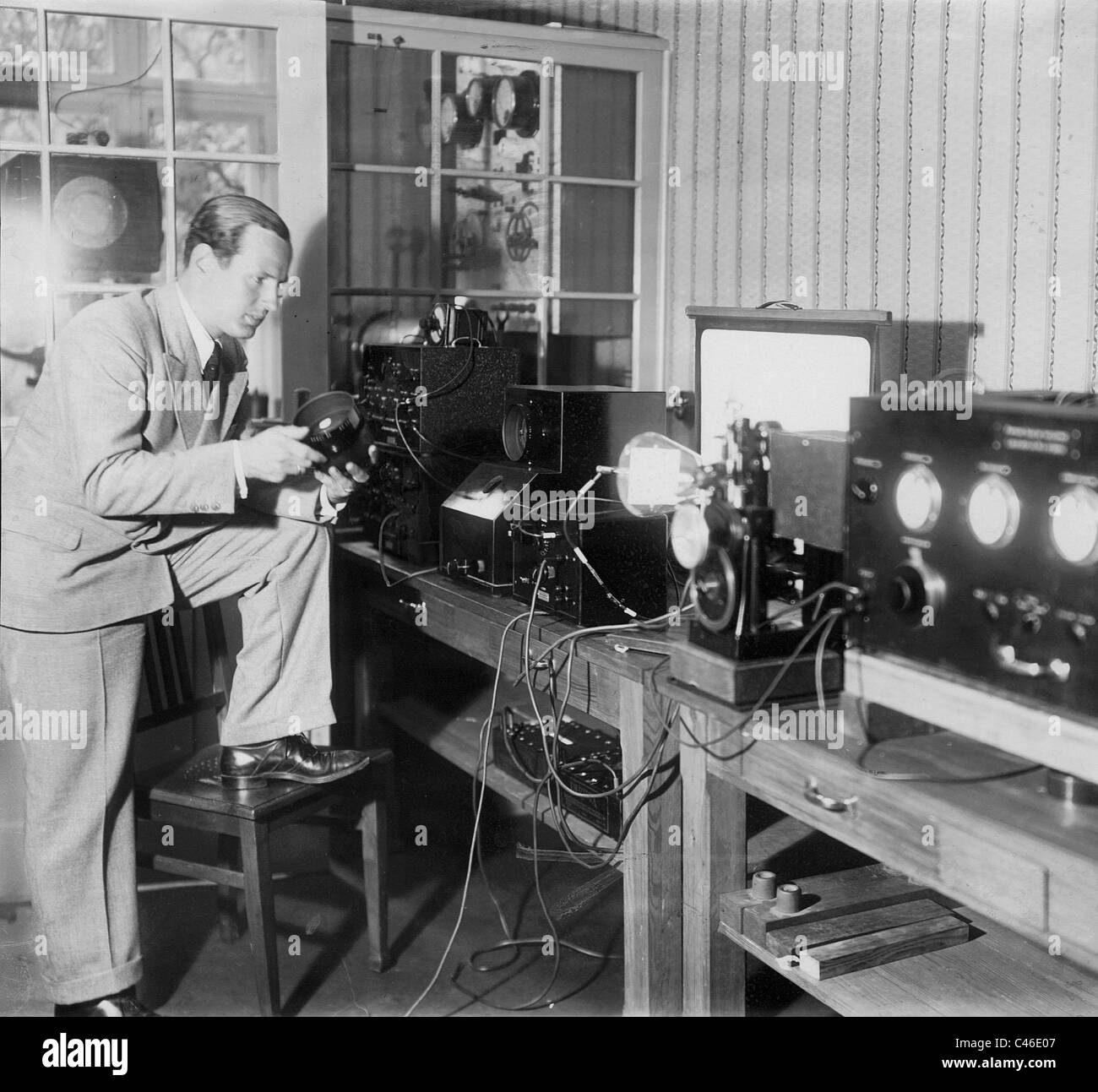 Manfred von Ardenne, 1933 Photo Stock - Alamy