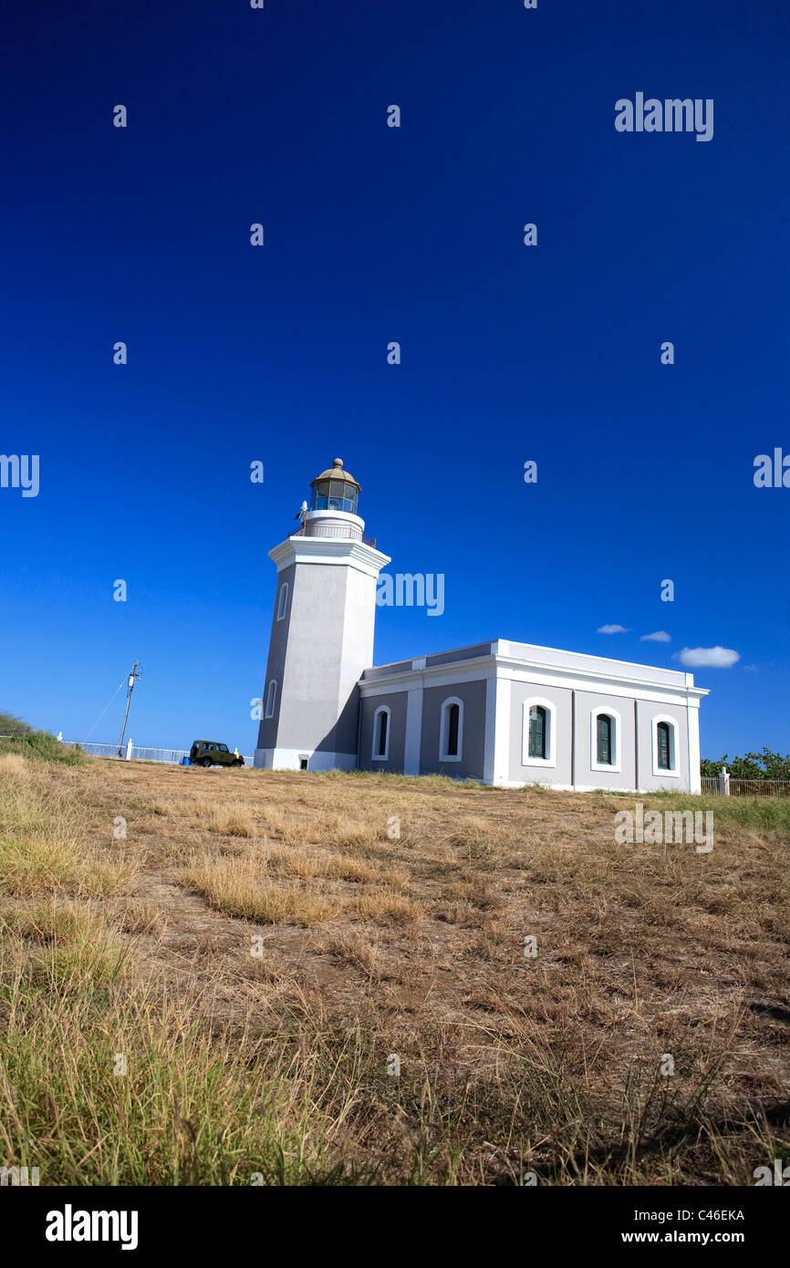 Usa, Amérique, Porto Rico, côte ouest, Punta Jaguey, Faro de Cabo Rojo (phare du cap Rouge) Banque D'Images
