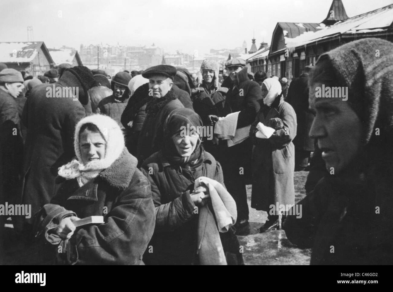 Seconde Guerre mondiale, la population civile russe : le commerce, l'économie, de l'artisanat, 1941-1945 Banque D'Images