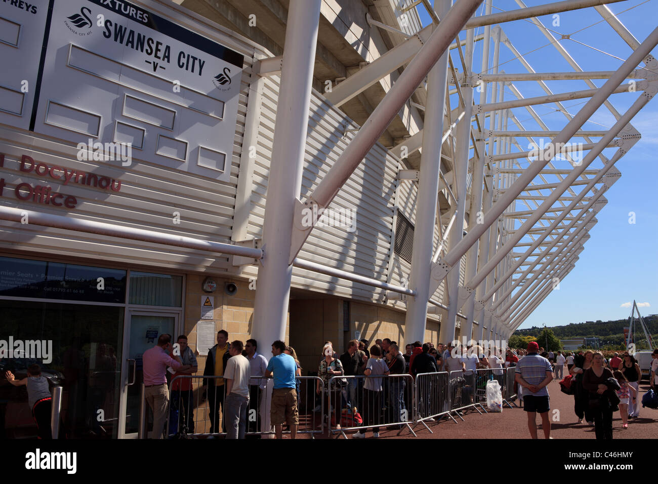 Swansea City Football Club, stade Liberty, Swansea, Pays de Galles, Royaume-Uni Banque D'Images