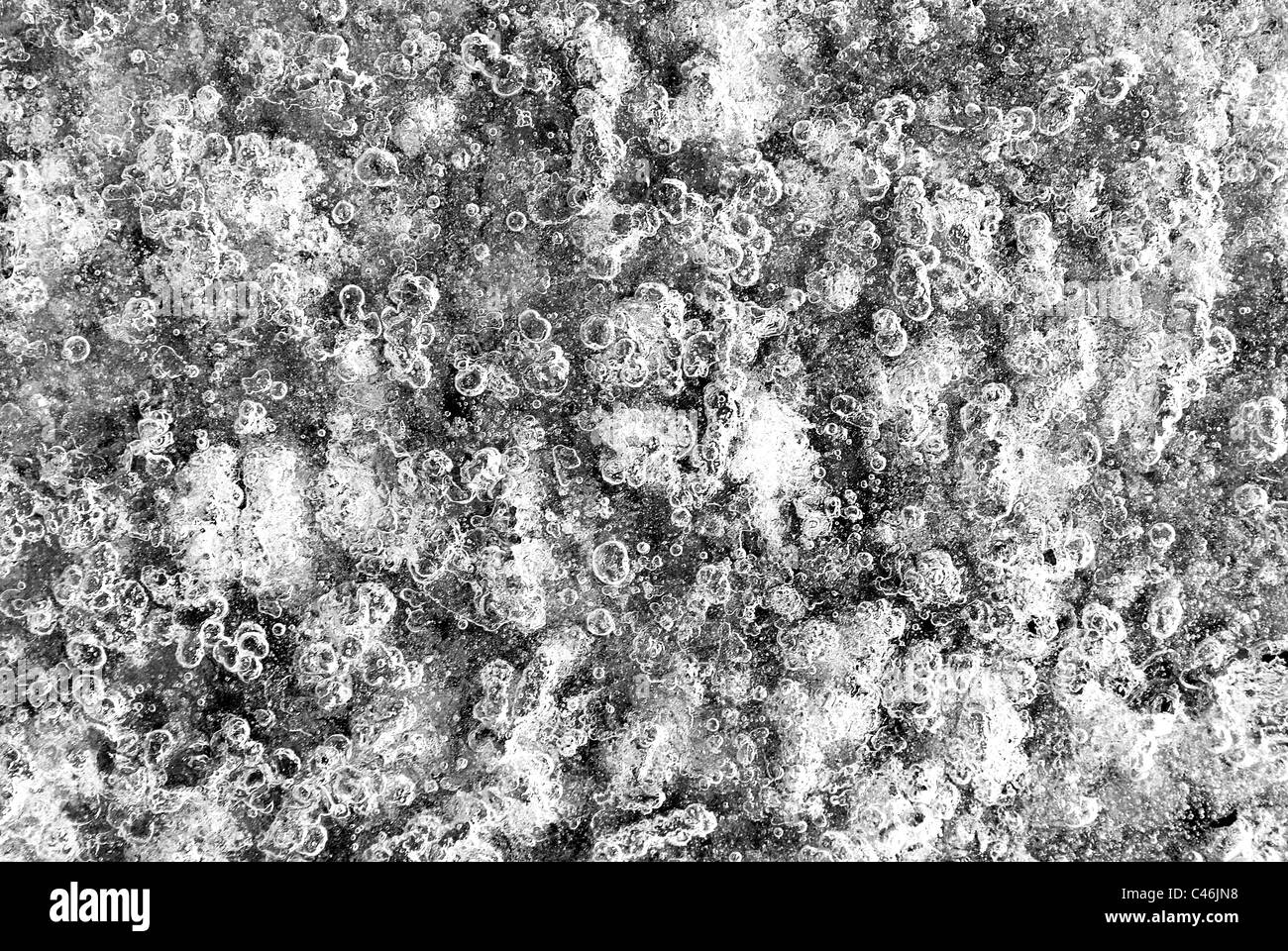 La texture de la glace Banque D'Images