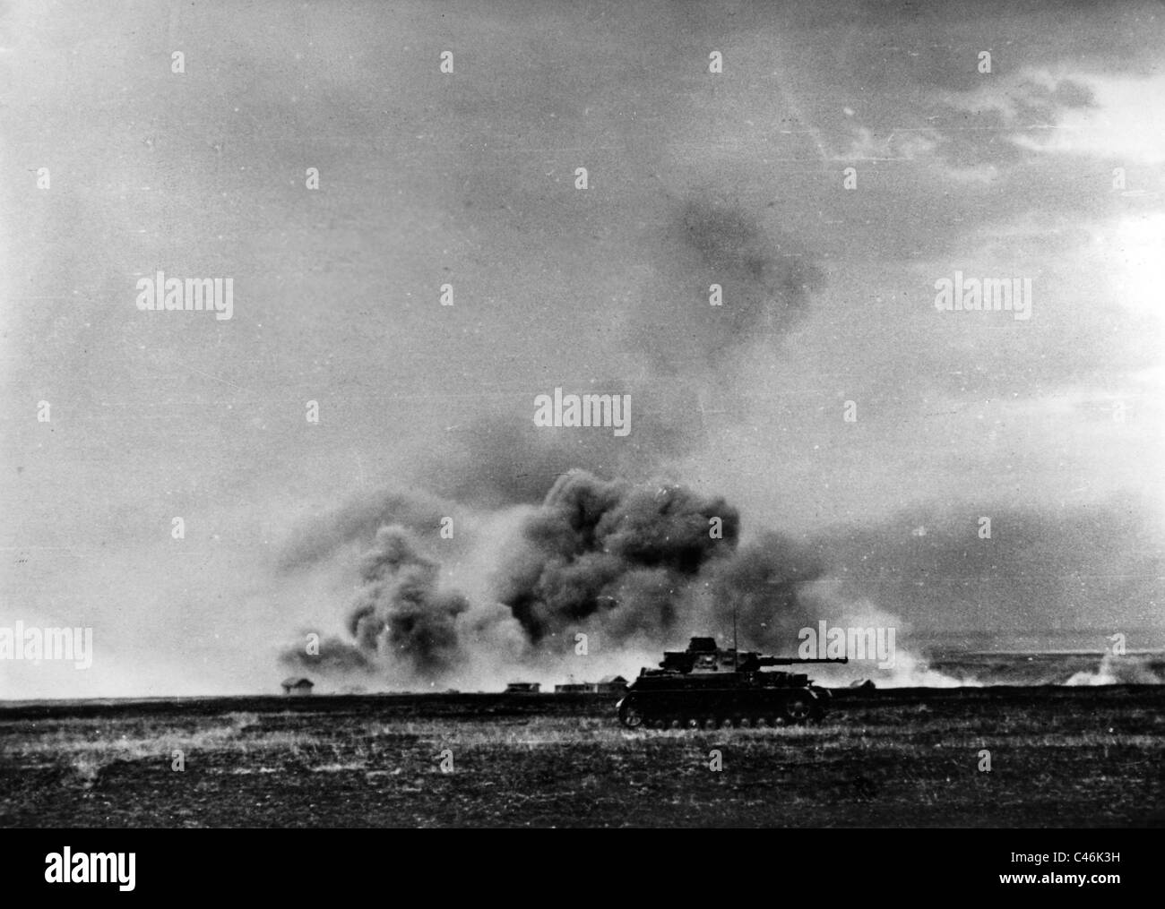 Seconde Guerre mondiale : les troupes allemandes d'attaquer Stalingrad entre les rivières Don et de la Volga, septembre-octobre 1942 Banque D'Images