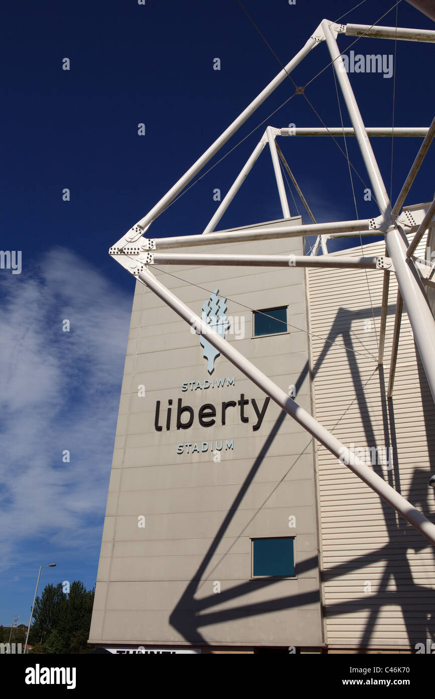 Swansea City Football Club, stade Liberty, Swansea, Pays de Galles, Royaume-Uni Banque D'Images