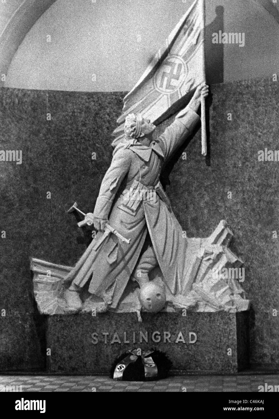 Seconde Guerre mondiale : Hermann Göring Stalingrad du discours sur 30/01/1943 dans le Reich Berlin Ministère de l'air et Joseph Goebbels S' Banque D'Images