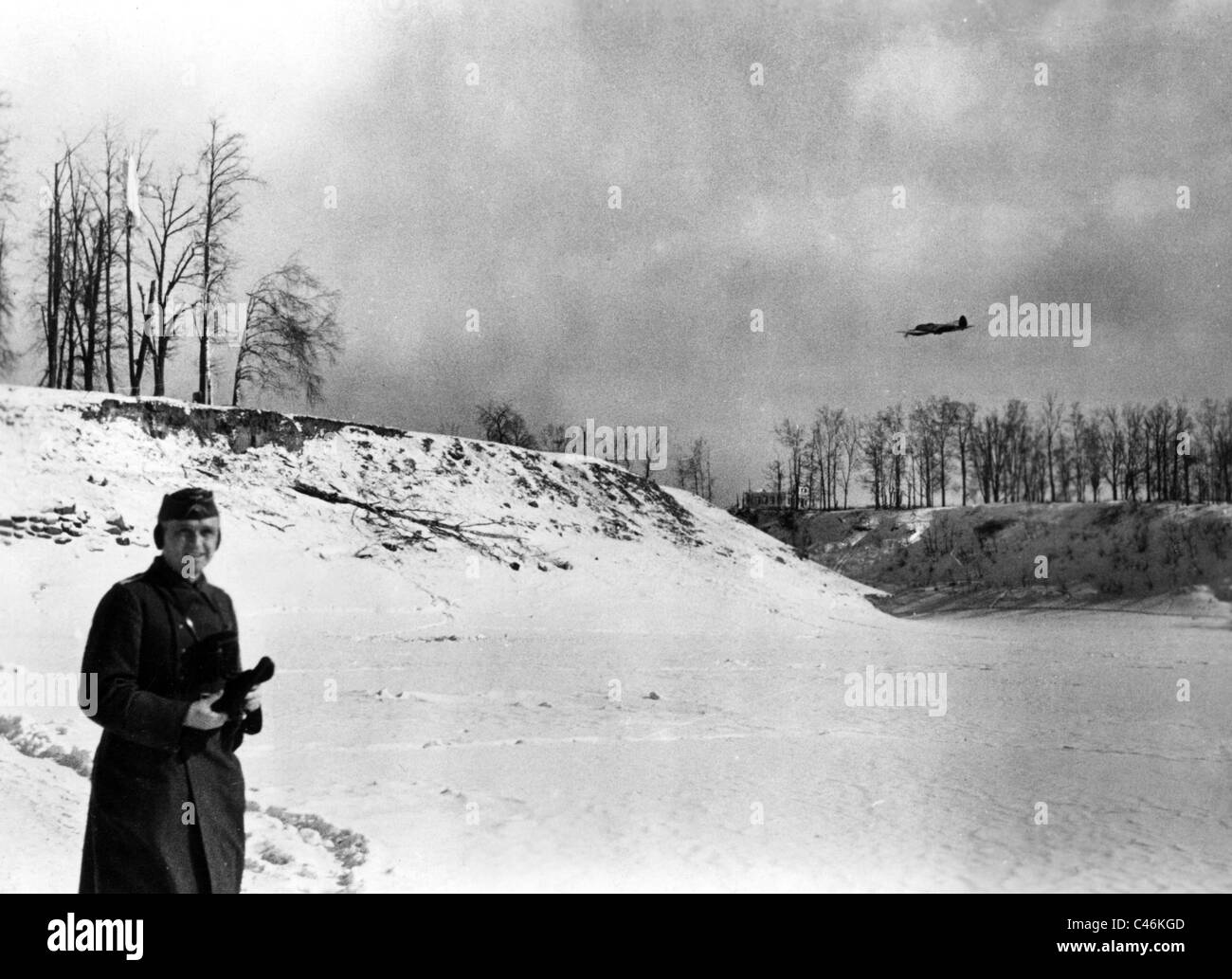 Seconde Guerre mondiale : Kampfgruppe Scherer combats dans la bataille de Kholm, 1941-1942 Banque D'Images