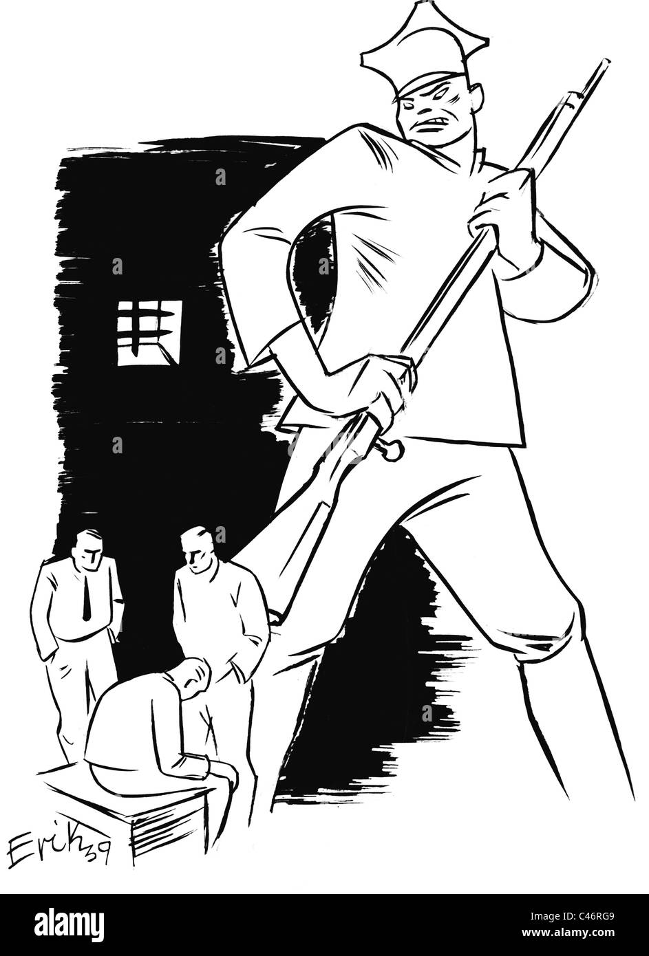 L'Europe, immédiatement avant le début de la Seconde Guerre mondiale, 1939 Banque D'Images