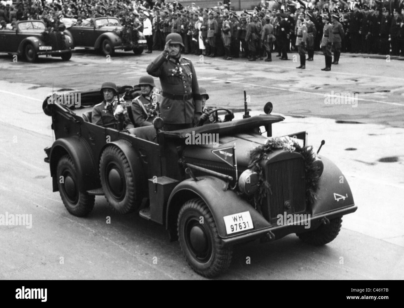 Défilé de la victoire berlin juillet 1940 allemagne nazie Banque de ...