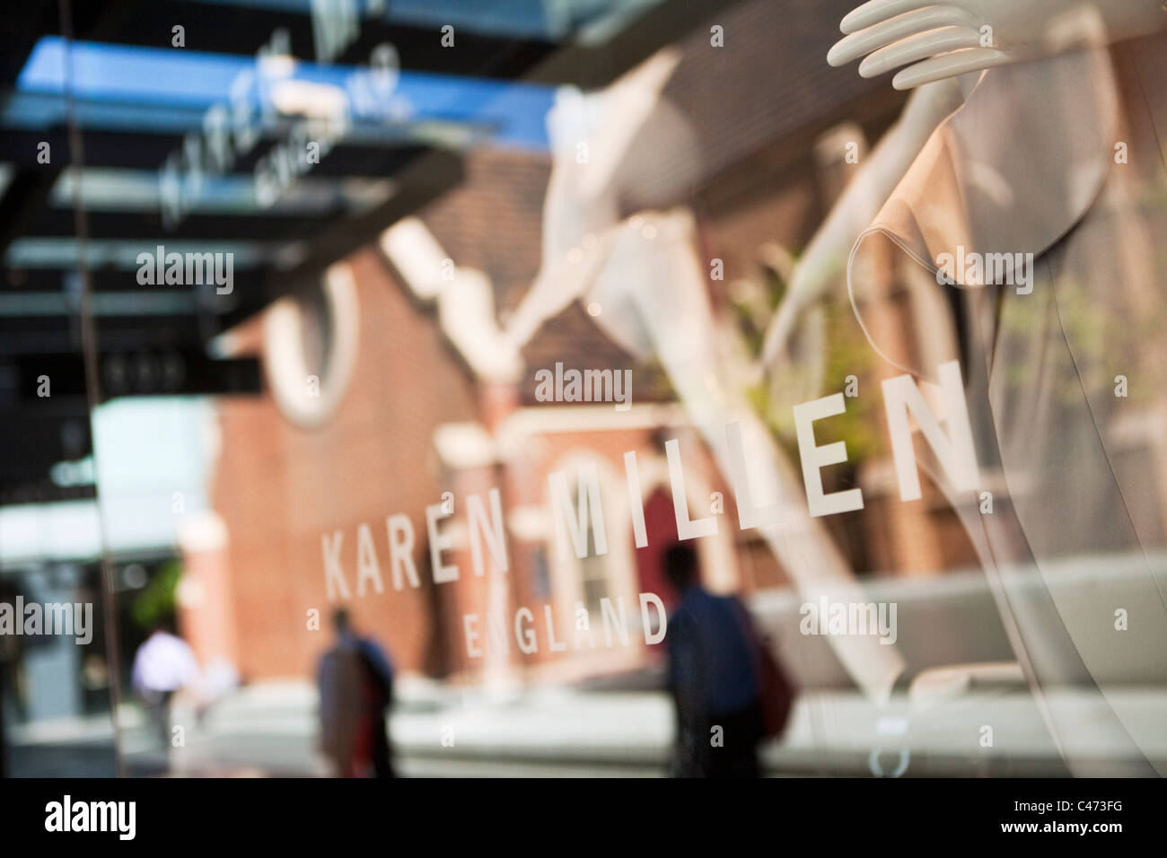 Karen Millen fashion boutique au Wesley trimestre sur Hay Street. Perth, Western Australia, Australia Banque D'Images