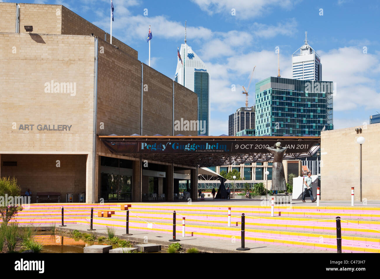 Musée des beaux-arts de l'Australie occidentale à Perth Centre Culturel. Perth, Western Australia, Australia Banque D'Images