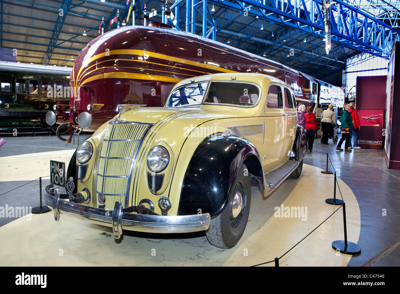 La duchesse d'Hamilton simplifié préservés locomotive à vapeur le National Railway Museum à York Banque D'Images