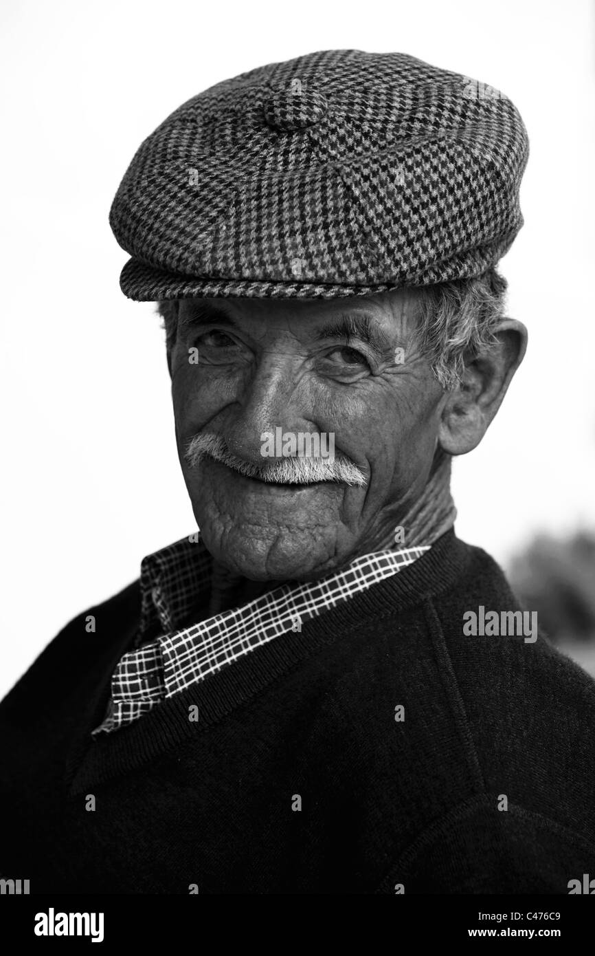 Vieux grec man portrait Banque D'Images