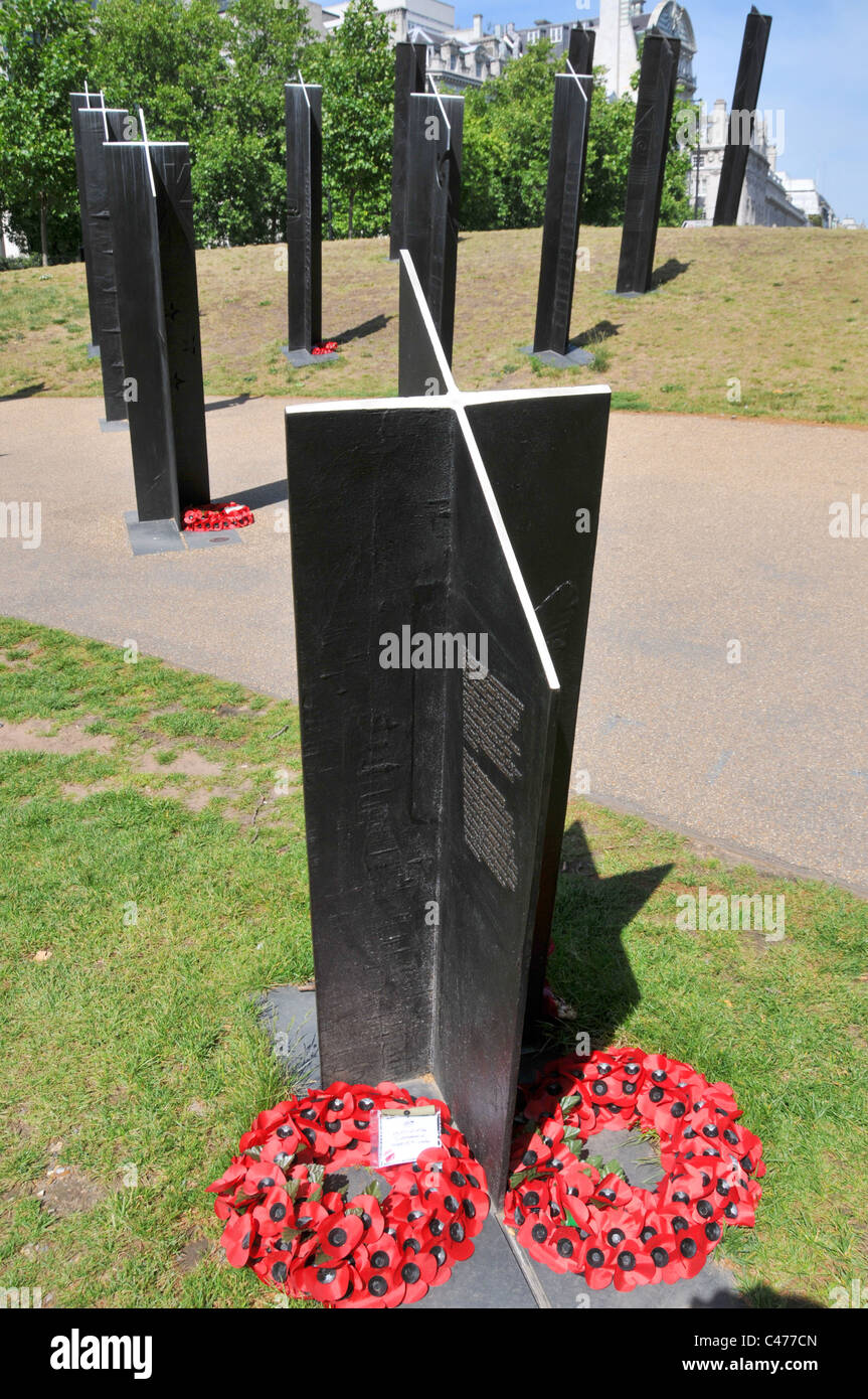 New Zealand War Memorial war memorial morts de guerre la Nouvelle-Zélande d'abord la seconde guerre mondiale le coin de Hyde Park London Banque D'Images