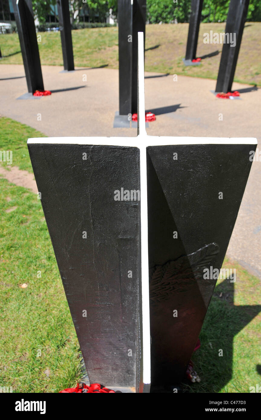 New Zealand War Memorial war memorial morts de guerre la Nouvelle-Zélande d'abord la seconde guerre mondiale le coin de Hyde Park London Banque D'Images