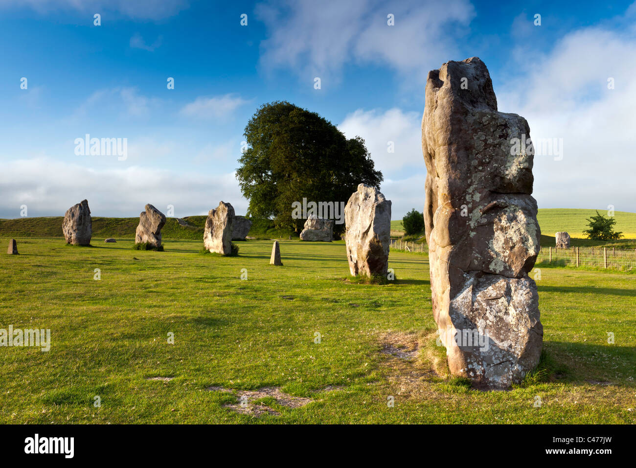 Les pierres d'Avebury - Wiltshire Banque D'Images