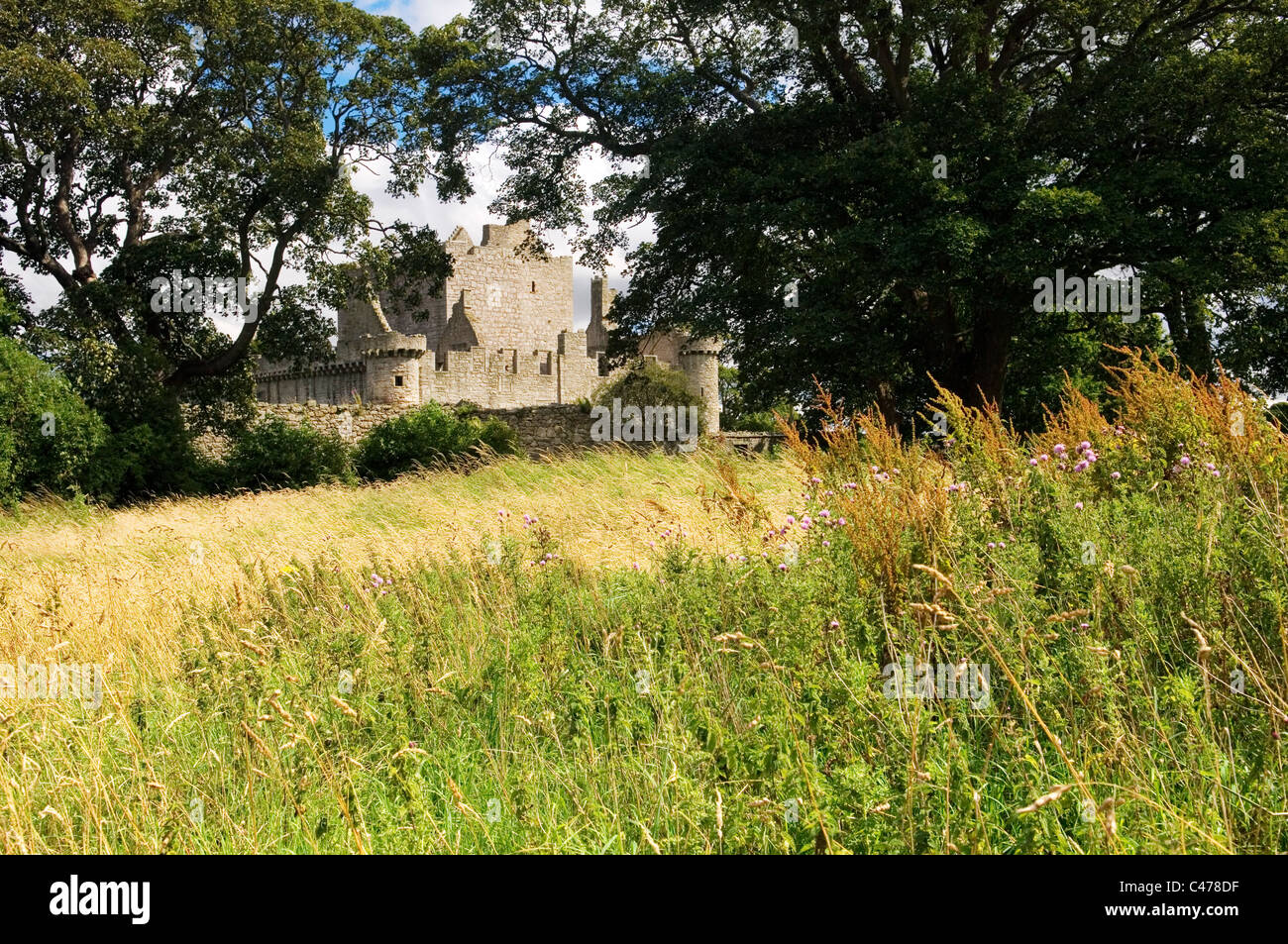 Craigmillar Castle médiévale, S.W. d'Édimbourg, Écosse, Royaume-Uni Banque D'Images