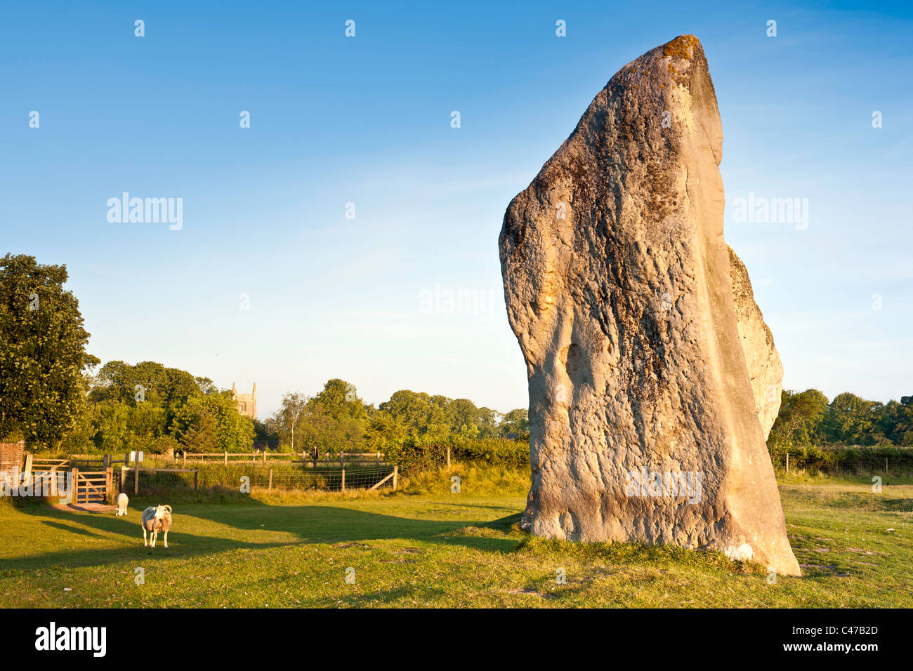 Les pierres d'Avebury - Wiltshire Banque D'Images