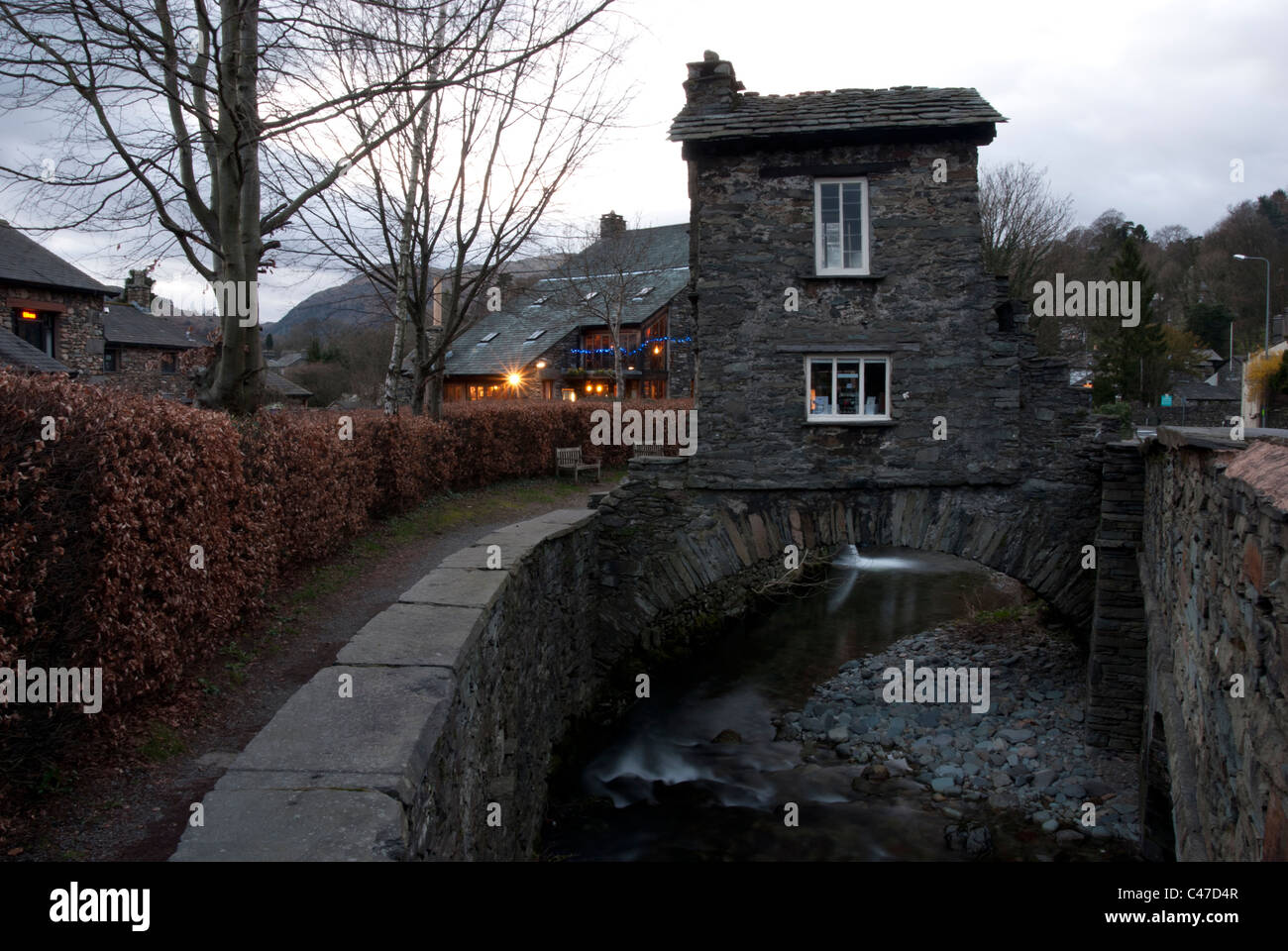 Bridge House, Ambleside Cumbria Banque D'Images