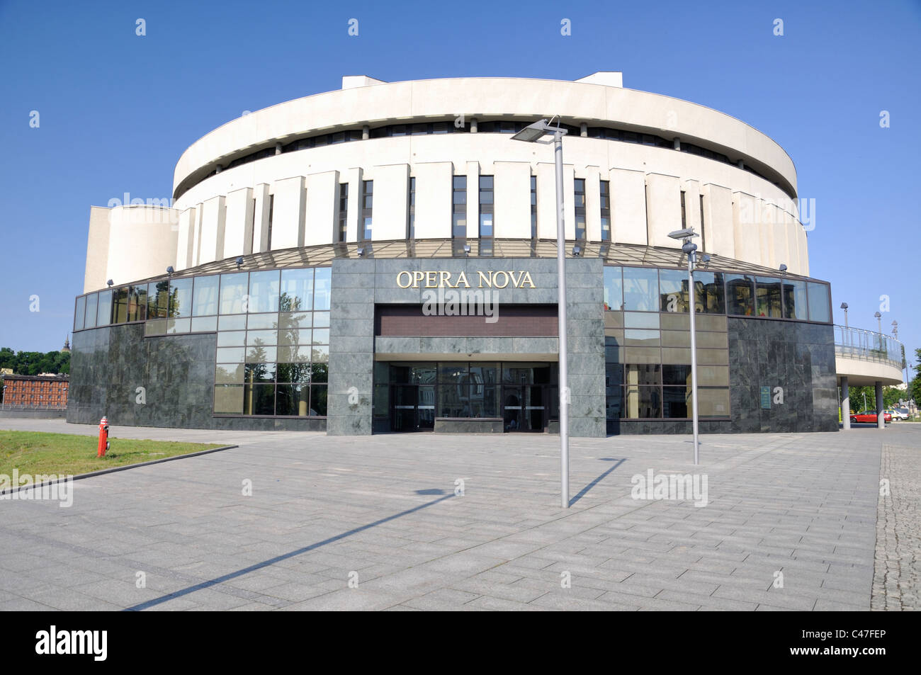 Bâtiment de l'opéra de la ville de Bydgoszcz en Pologne Banque D'Images