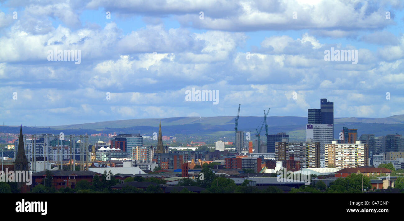 Manchester et Salford Quays Banque D'Images