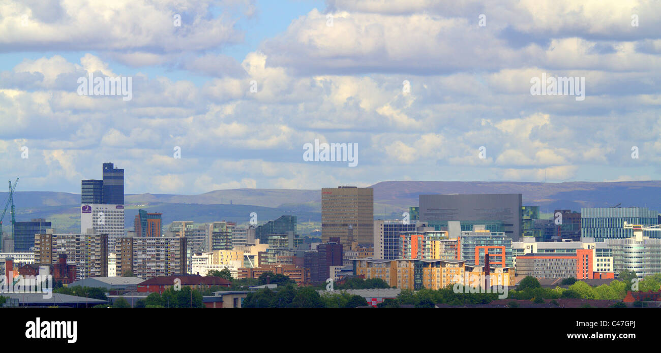 Manchester et Salford Quays Banque D'Images