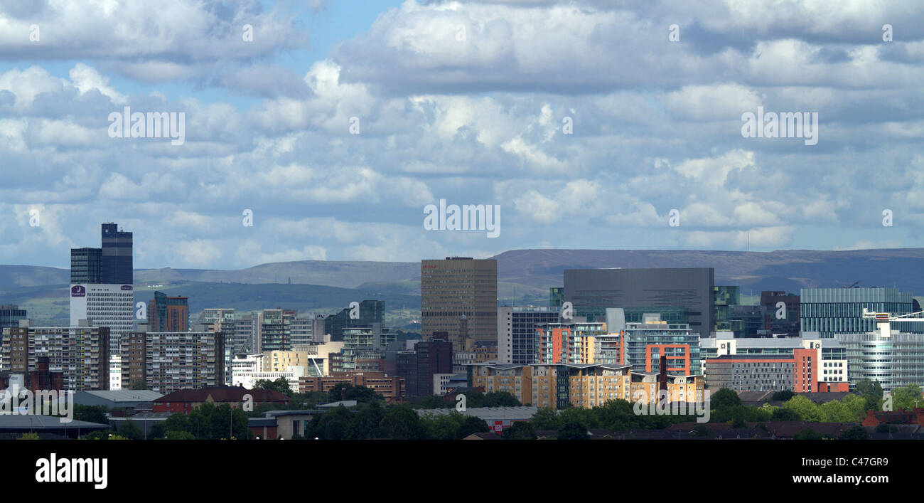 Manchester et Salford Quays Banque D'Images