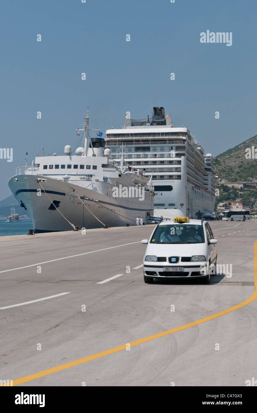 Le port de Gruz Dubrovnik en Croatie,. Banque D'Images