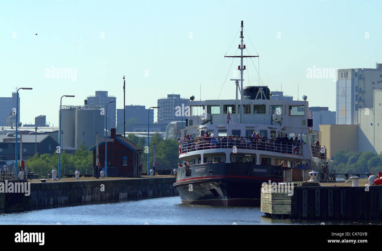 Manchester et Salford Quays Banque D'Images