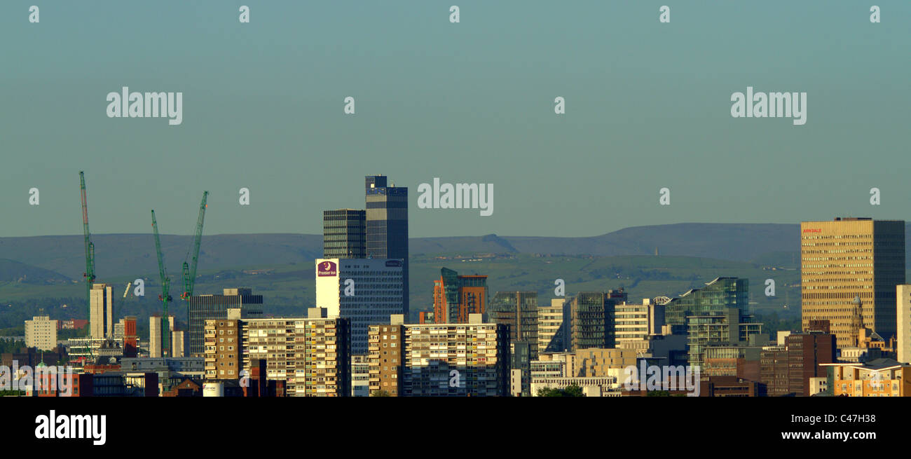 Manchester et Salford Quays Banque D'Images