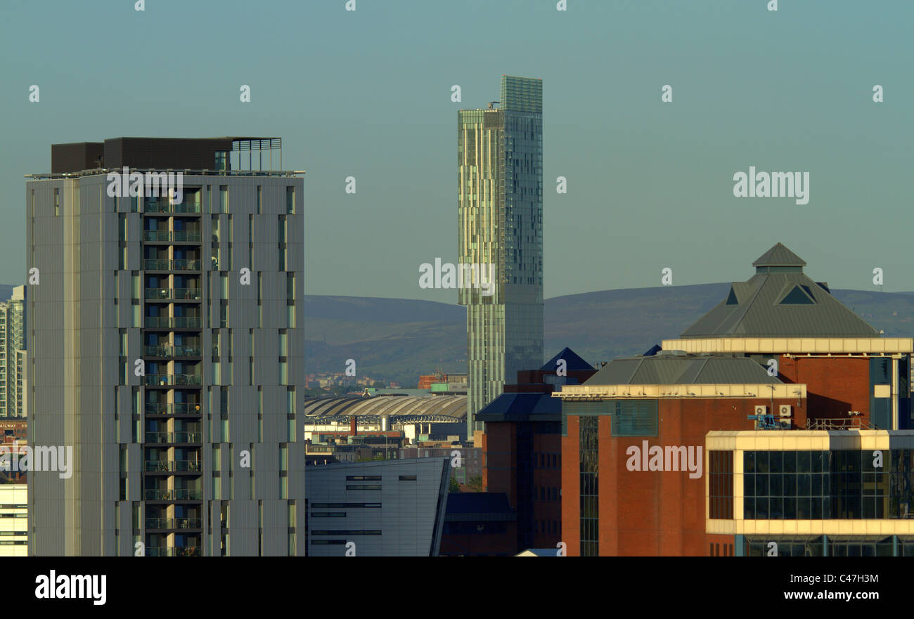 Manchester et Salford Quays Banque D'Images