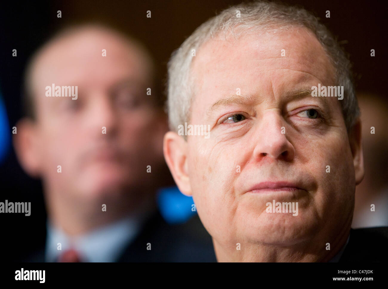 James Mulva, président-directeur général de ConocoPhillips. Banque D'Images