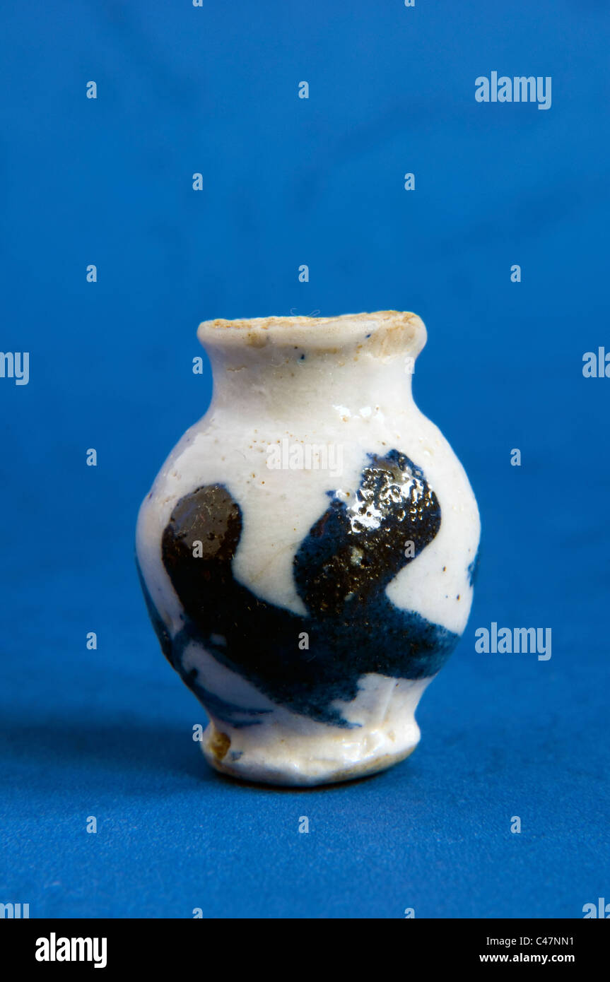 Dynastie Ming chinois céramique miniature naufrage Banque D'Images