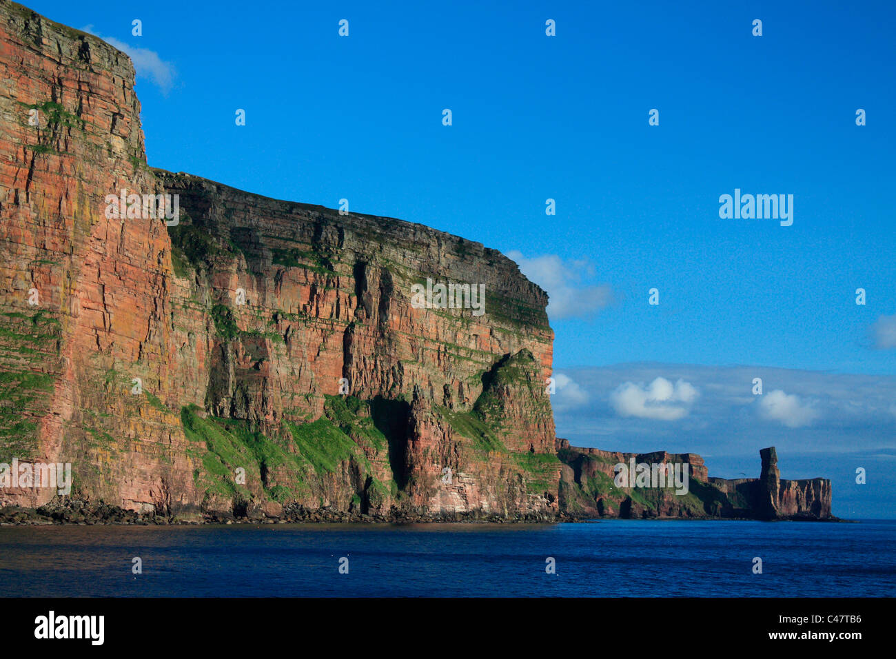 L'île d'Orkney de Hoy, St John's Head cliffs Banque D'Images