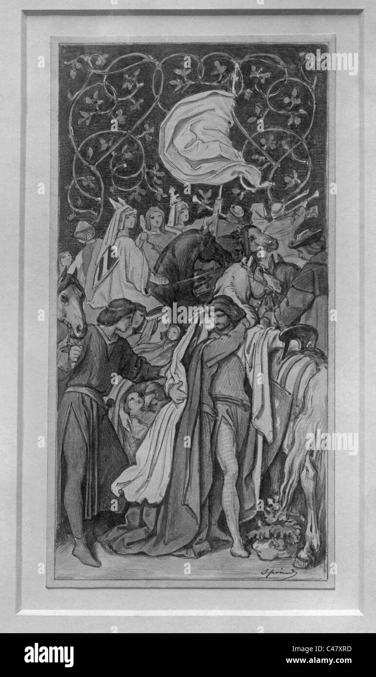 Moritz von Schwind, Banque D'Images