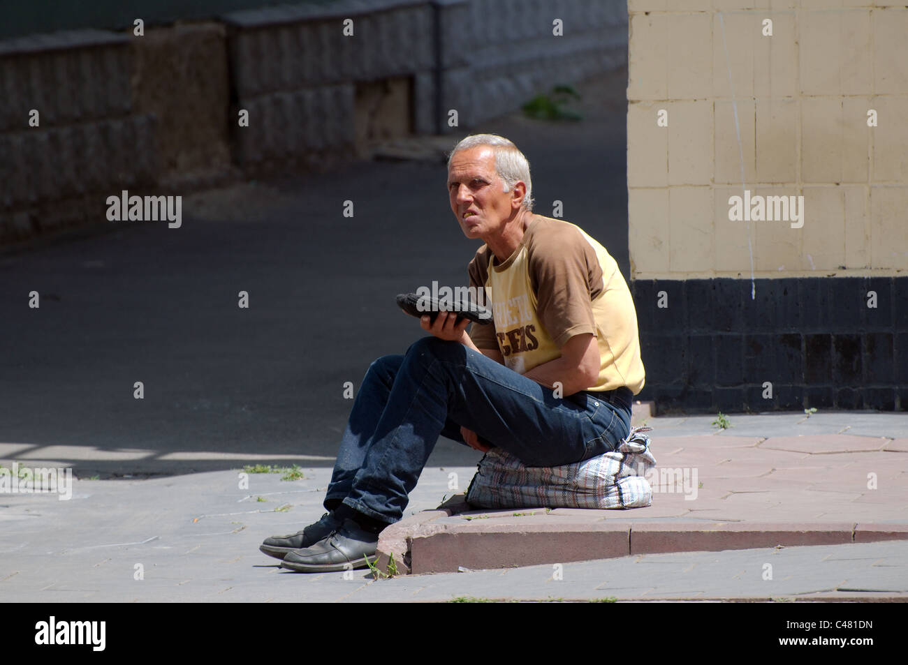 Le VAGABOND Banque D'Images