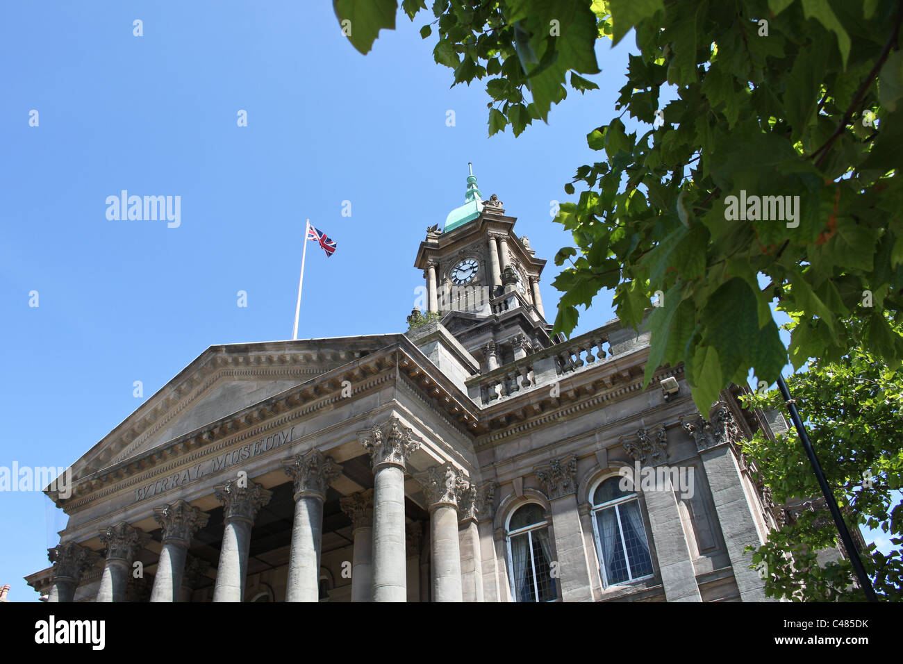 Hôtel de Ville de Birkenhead, Hamilton Square, le Merseyside Banque D'Images