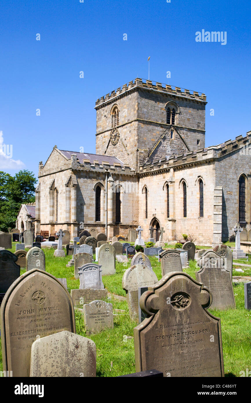 Eglise paroissiale St Oswalds Rochester North Yorkshire Angleterre Banque D'Images