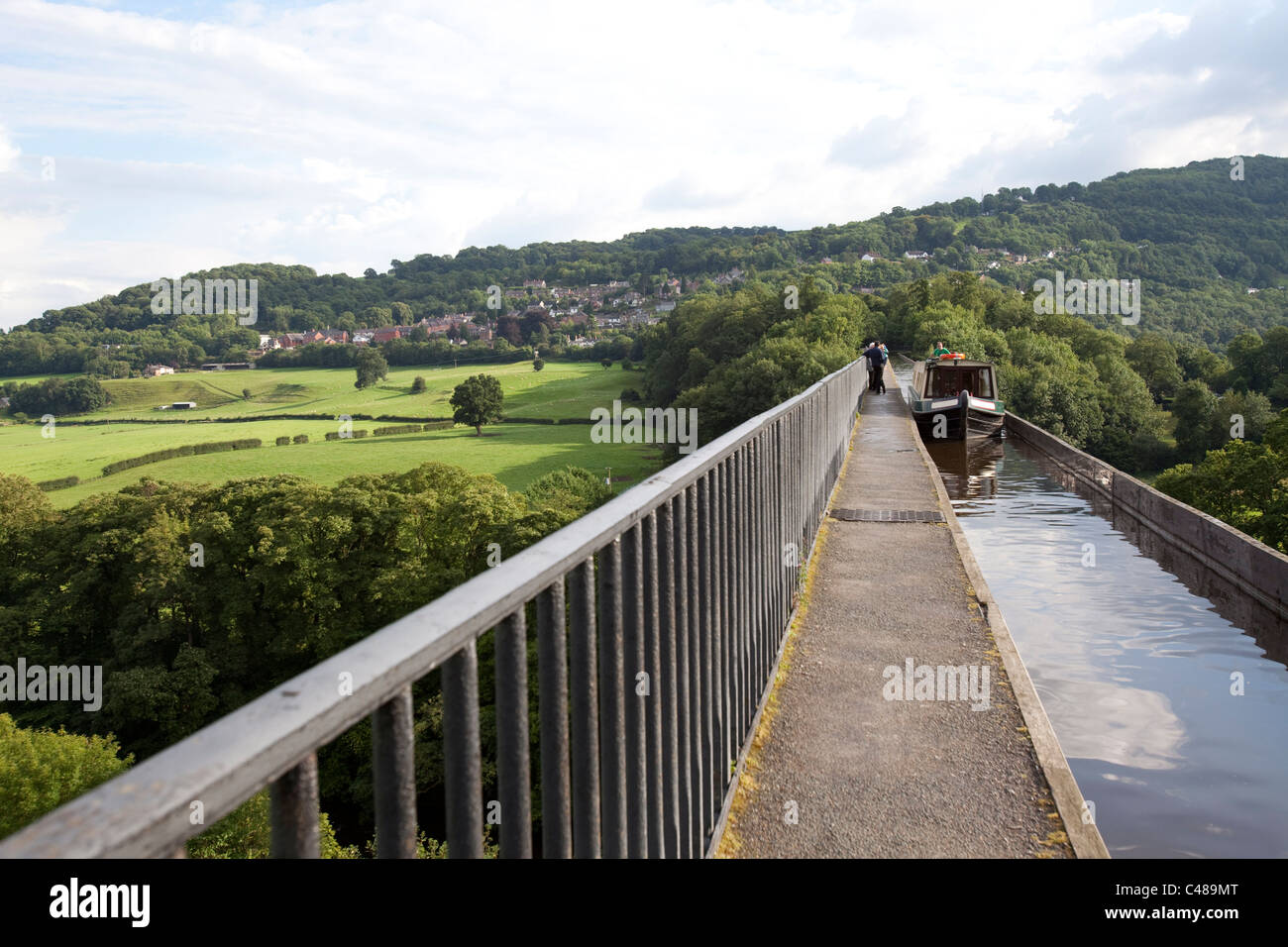 Aqueduc de Pontcysyllte . Llangollen. Banque D'Images