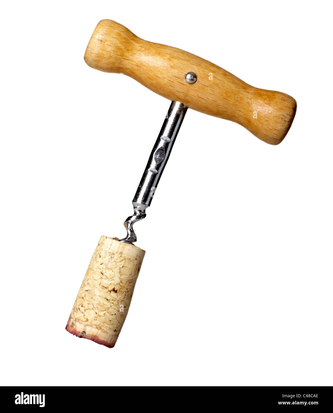 Close up d'un tire-bouchon Banque D'Images