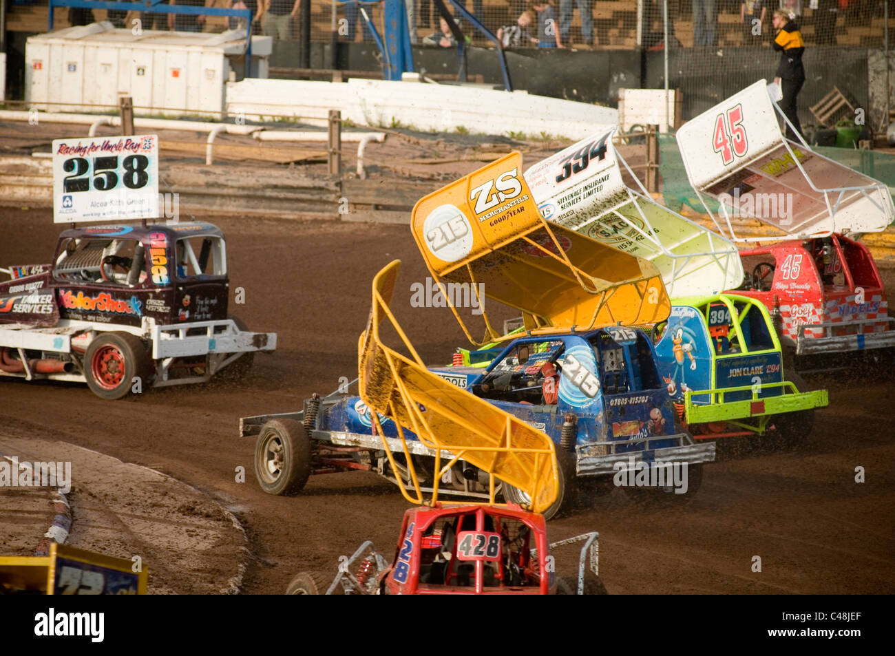 0ne formule 1 f1 voiture voitures stockcars schiste stockcar race course racers rails full contact sport motor sports sp Banque D'Images