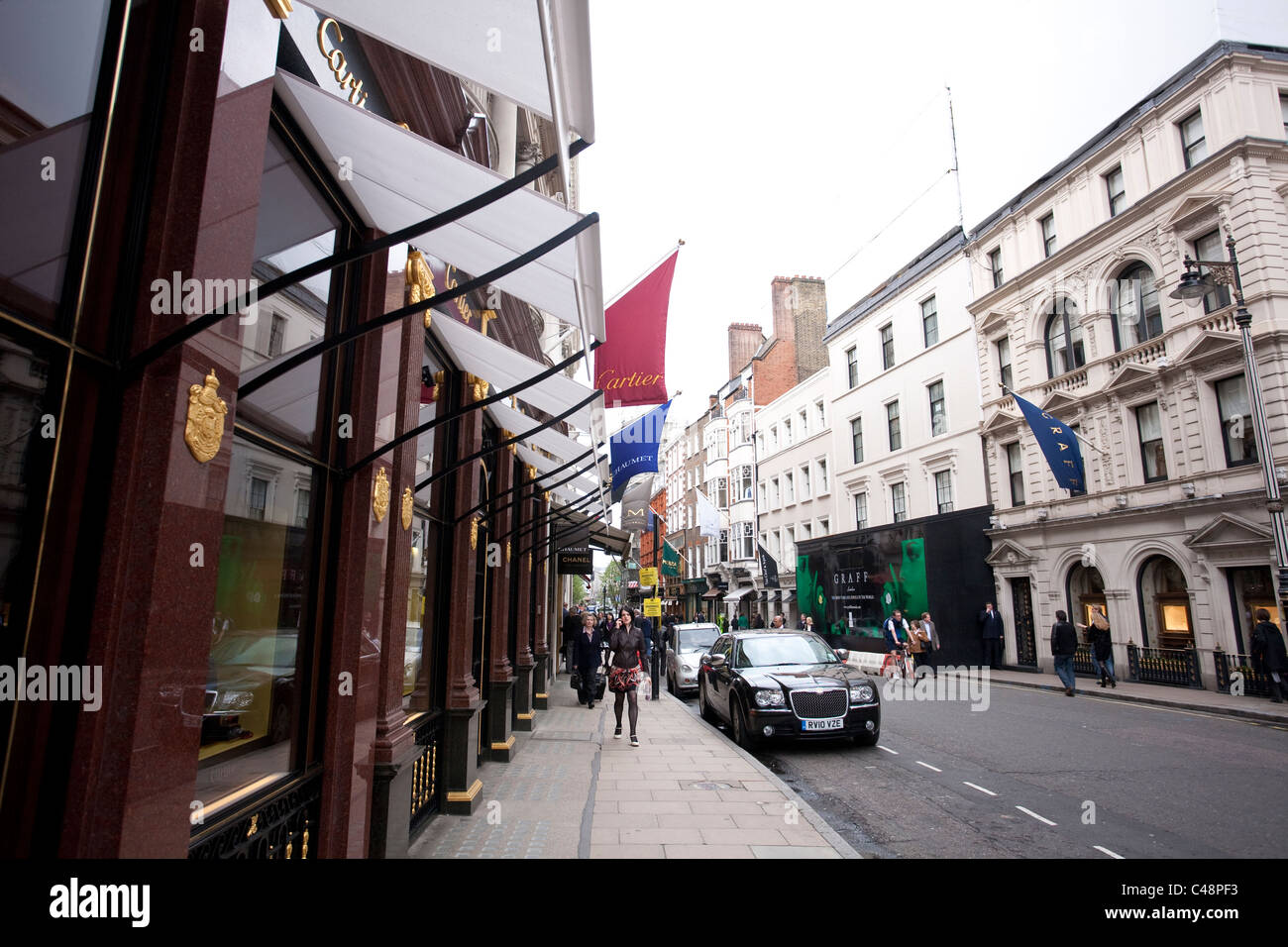 New Bond Street, London, UK Banque D'Images