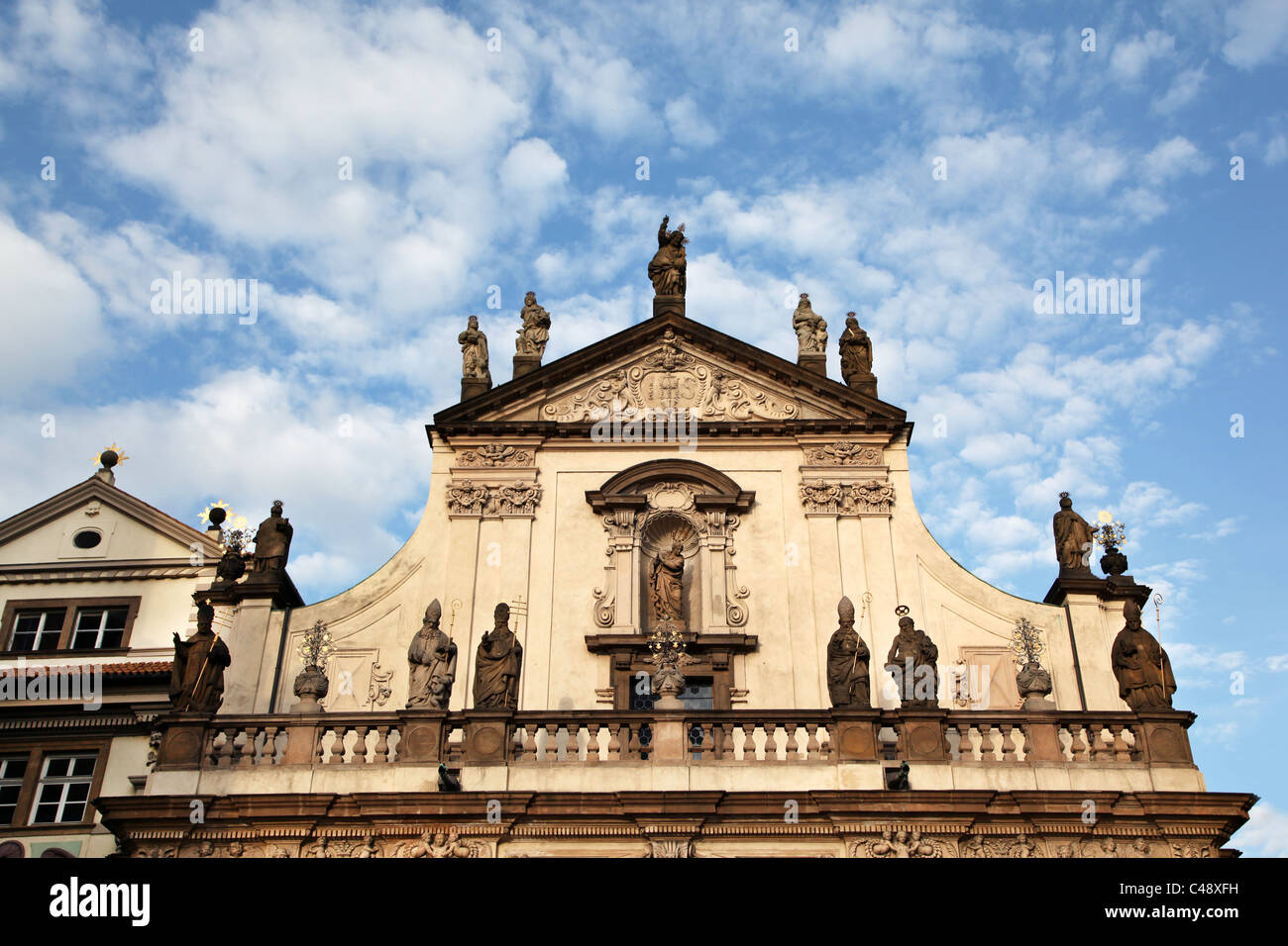 L'église du Saint Sauveur, Prague, République tchèque. Banque D'Images