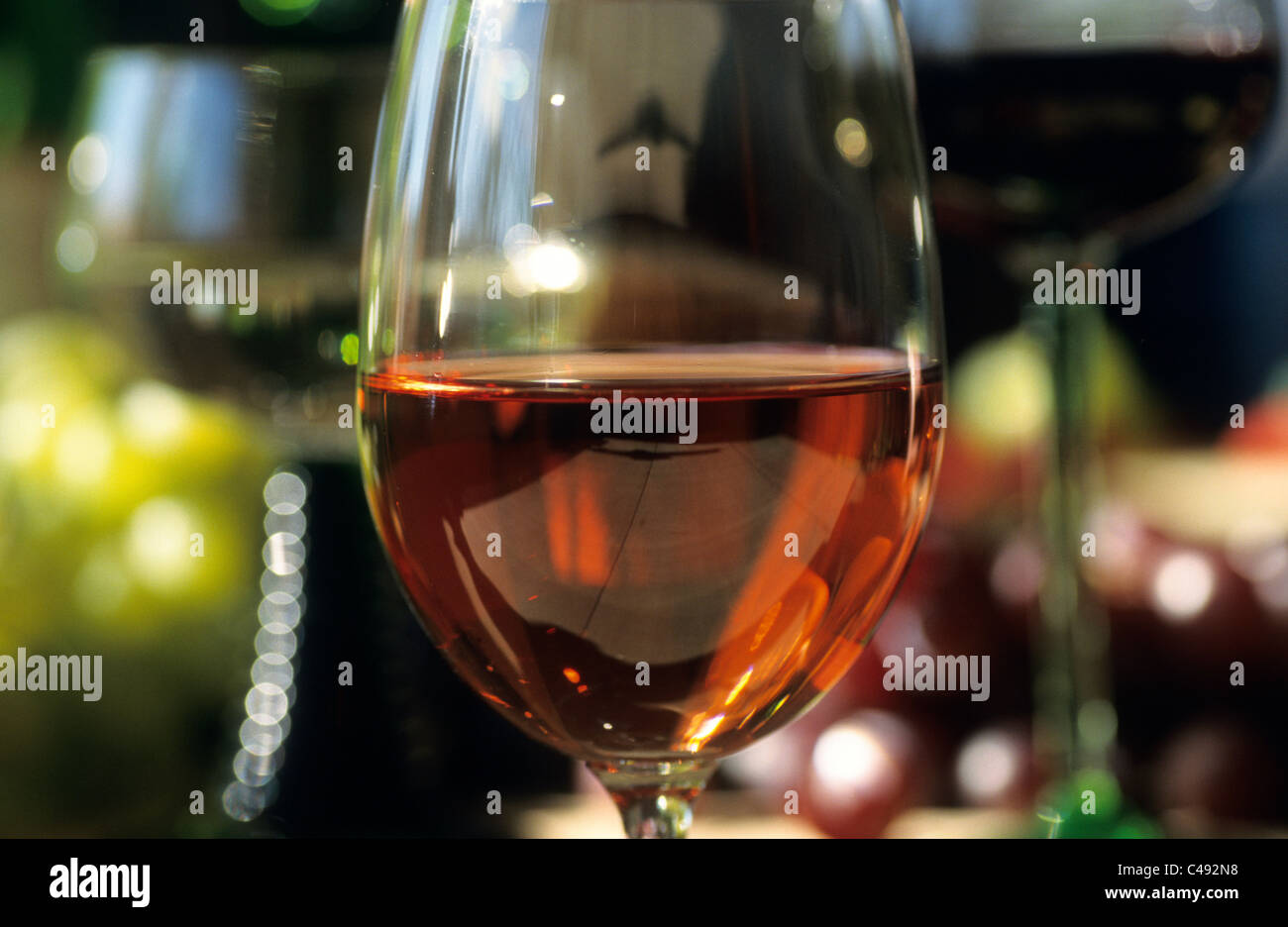 Verres de vin Banque D'Images