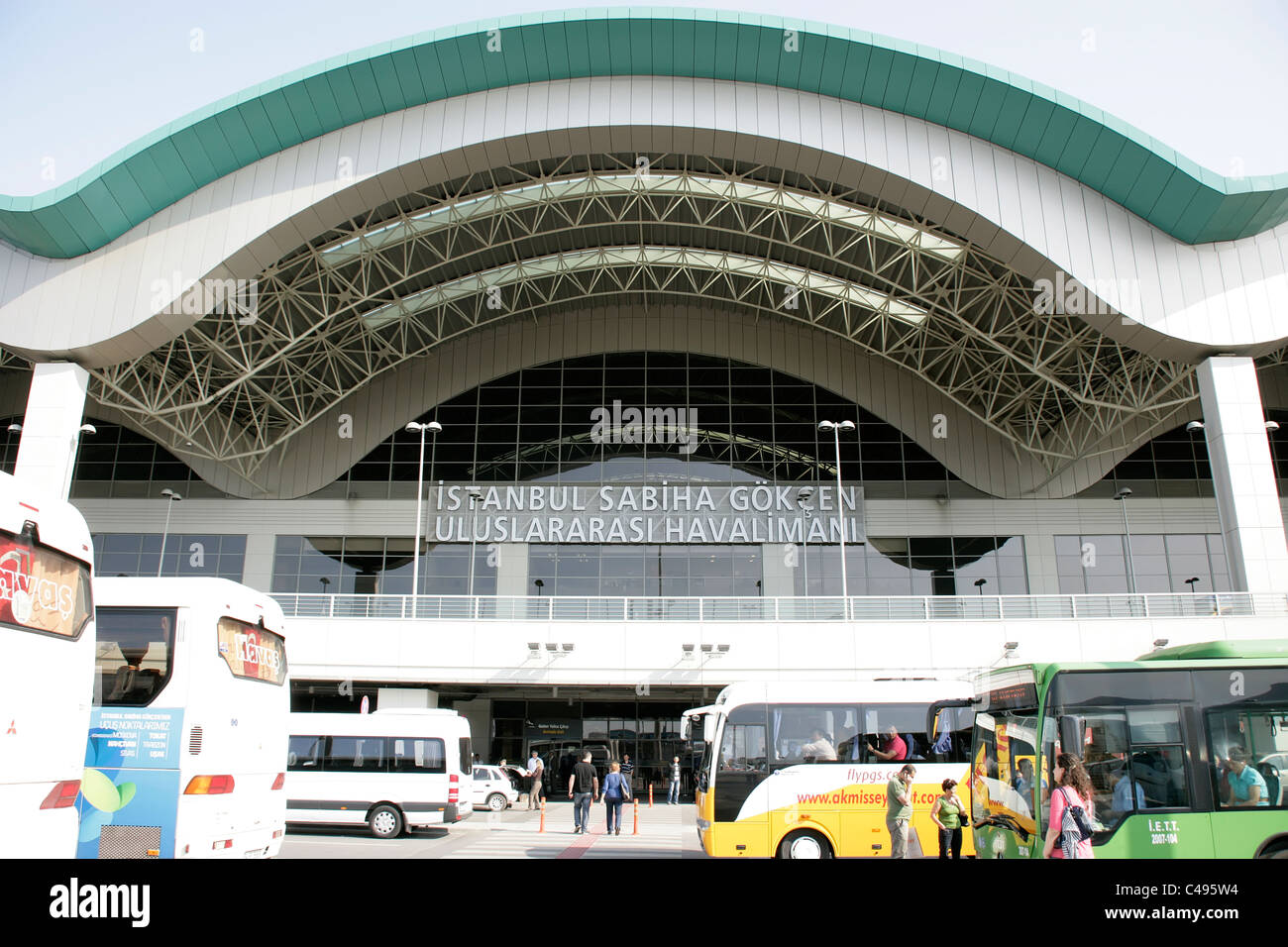 L'aéroport Sabiha Gokcen, Istanbul, Turquie Banque D'Images