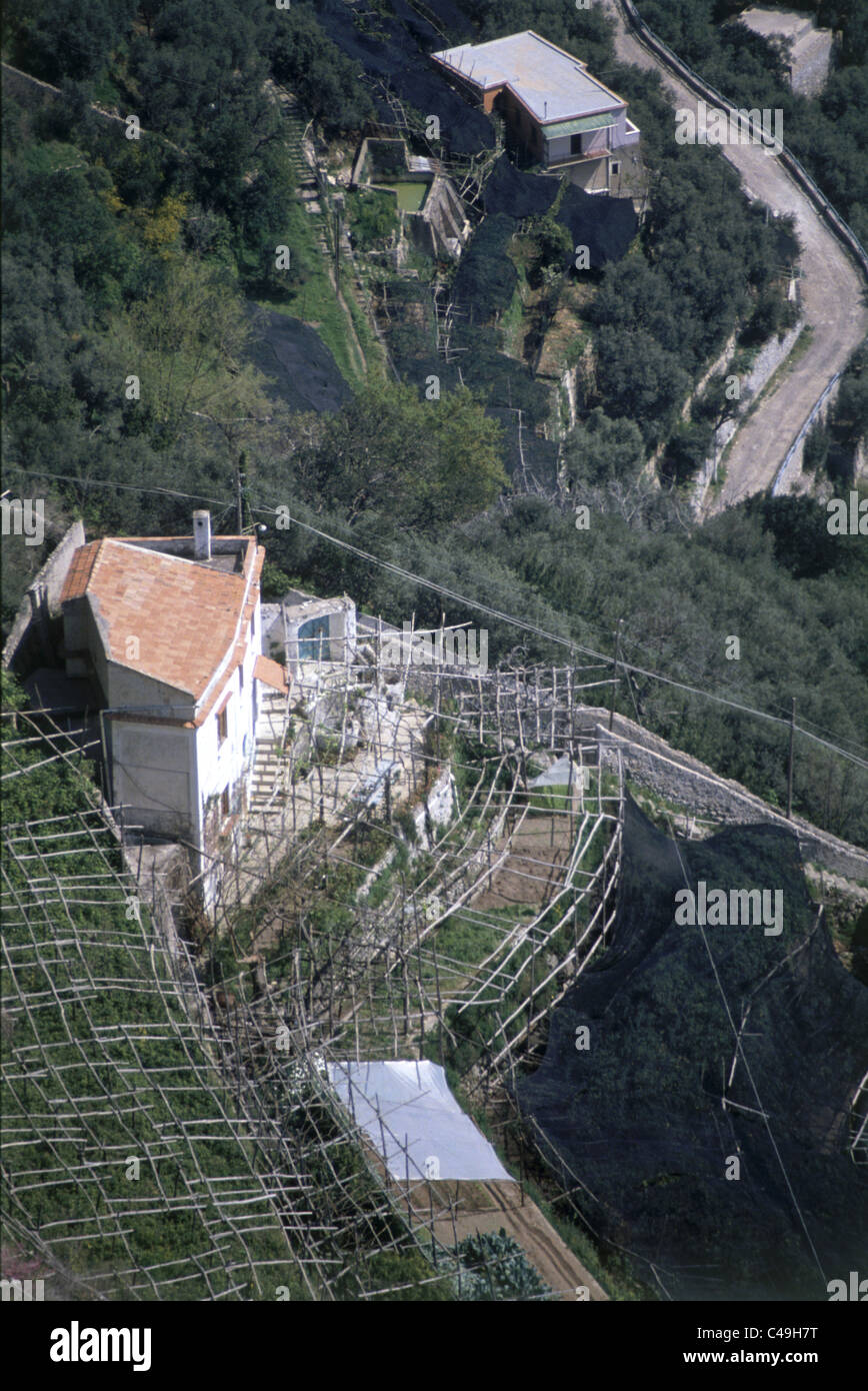 Photographie d'une villa italienne en Italie Banque D'Images