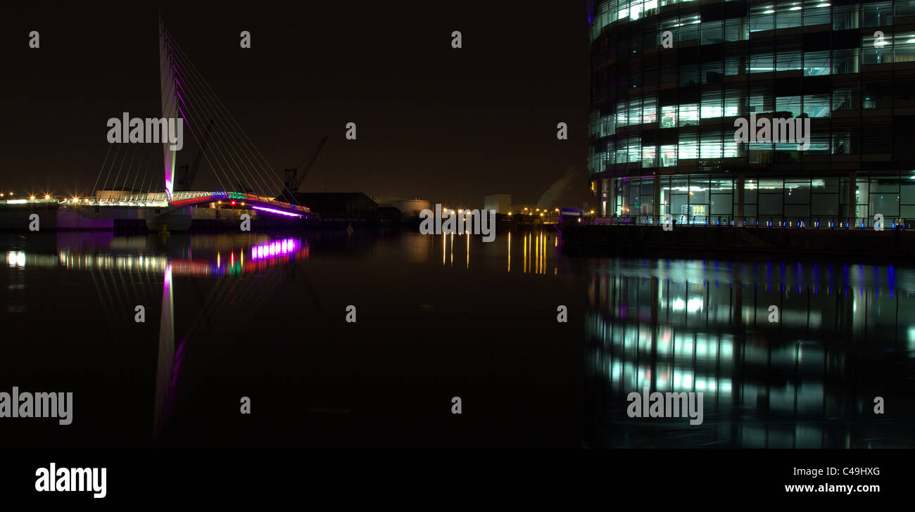 Salford Quays Media City Banque D'Images