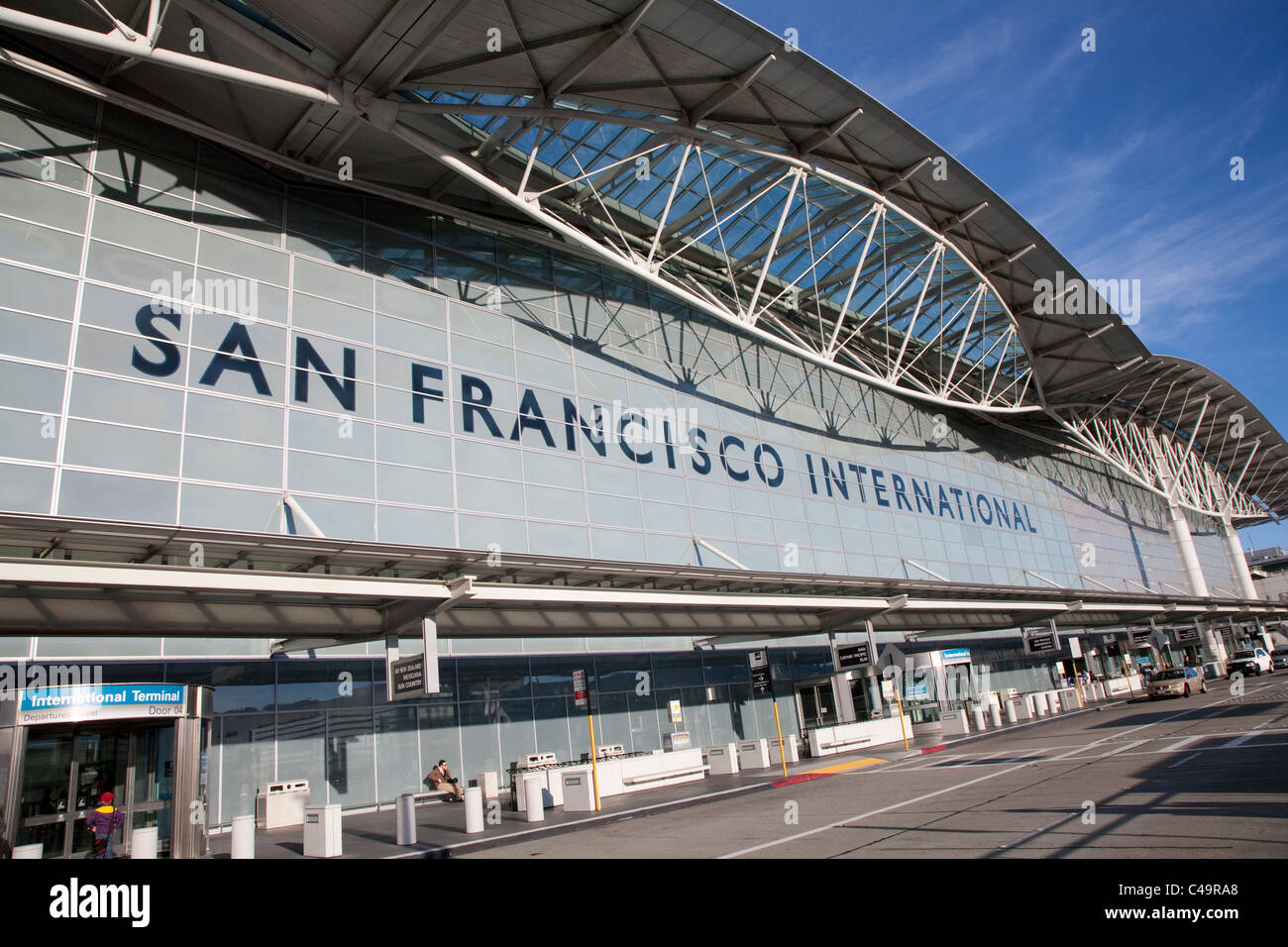 Terminal de l'Aéroport International de San Francisco Banque D'Images