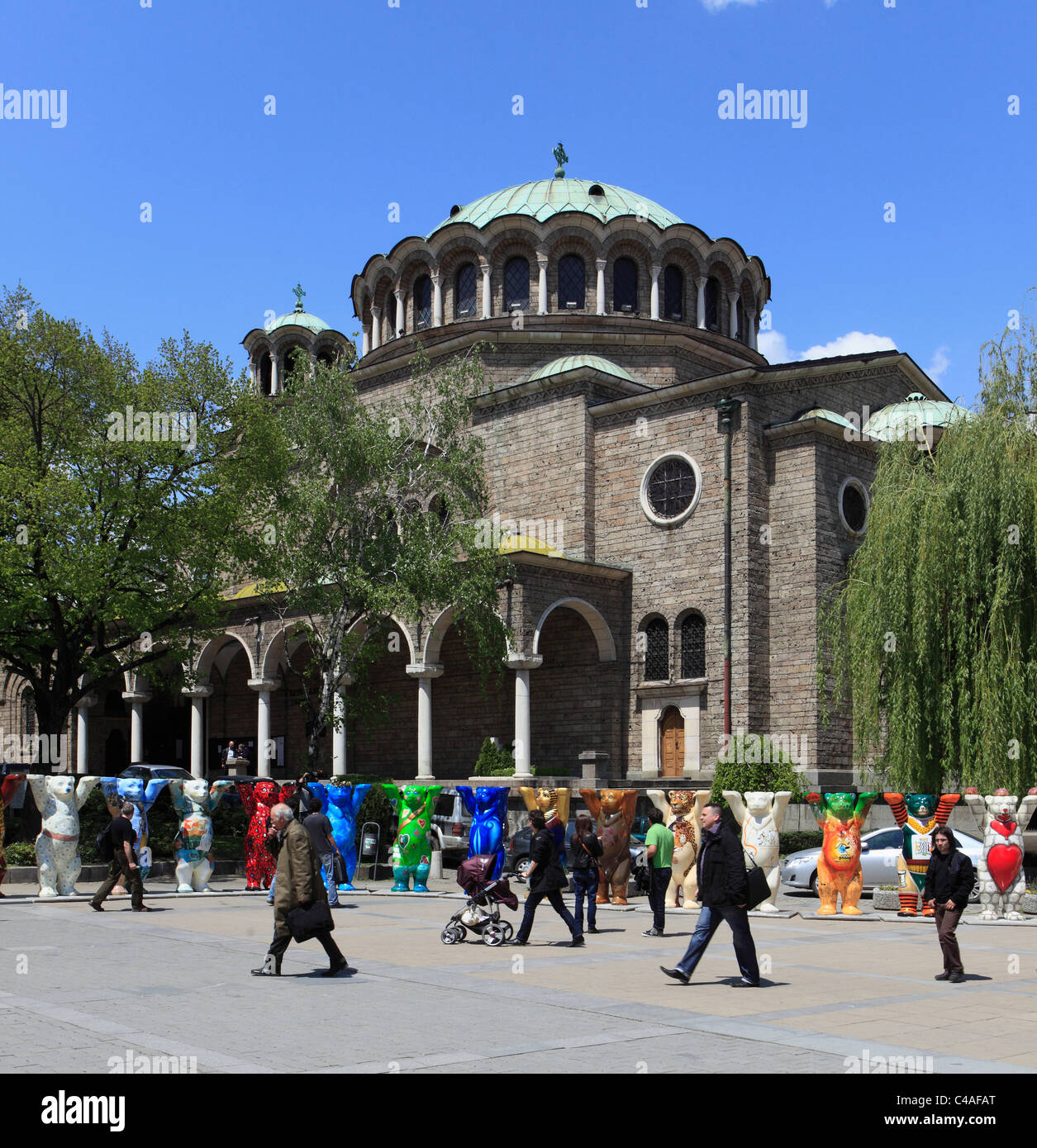 Bulgarie, Sofia, la cathédrale Sveta Nedelya, Banque D'Images