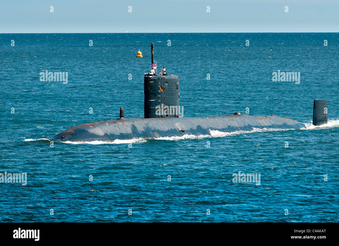 Le sous-marin nucléaire de classe Trafalgar HMS turbulent Banque D'Images